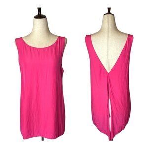 Ramy Brook Pink Sleeveless River Open Back Blouse‎ Size S